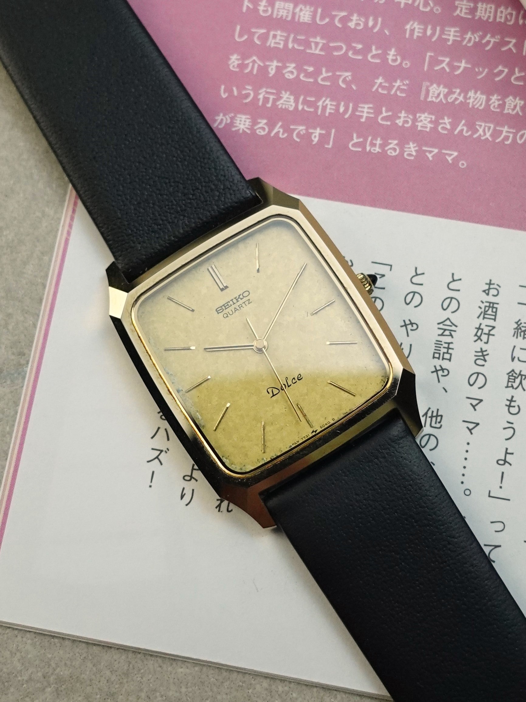 Seiko Dolce 7731-5040 Scratch resistant case – My First Vintage