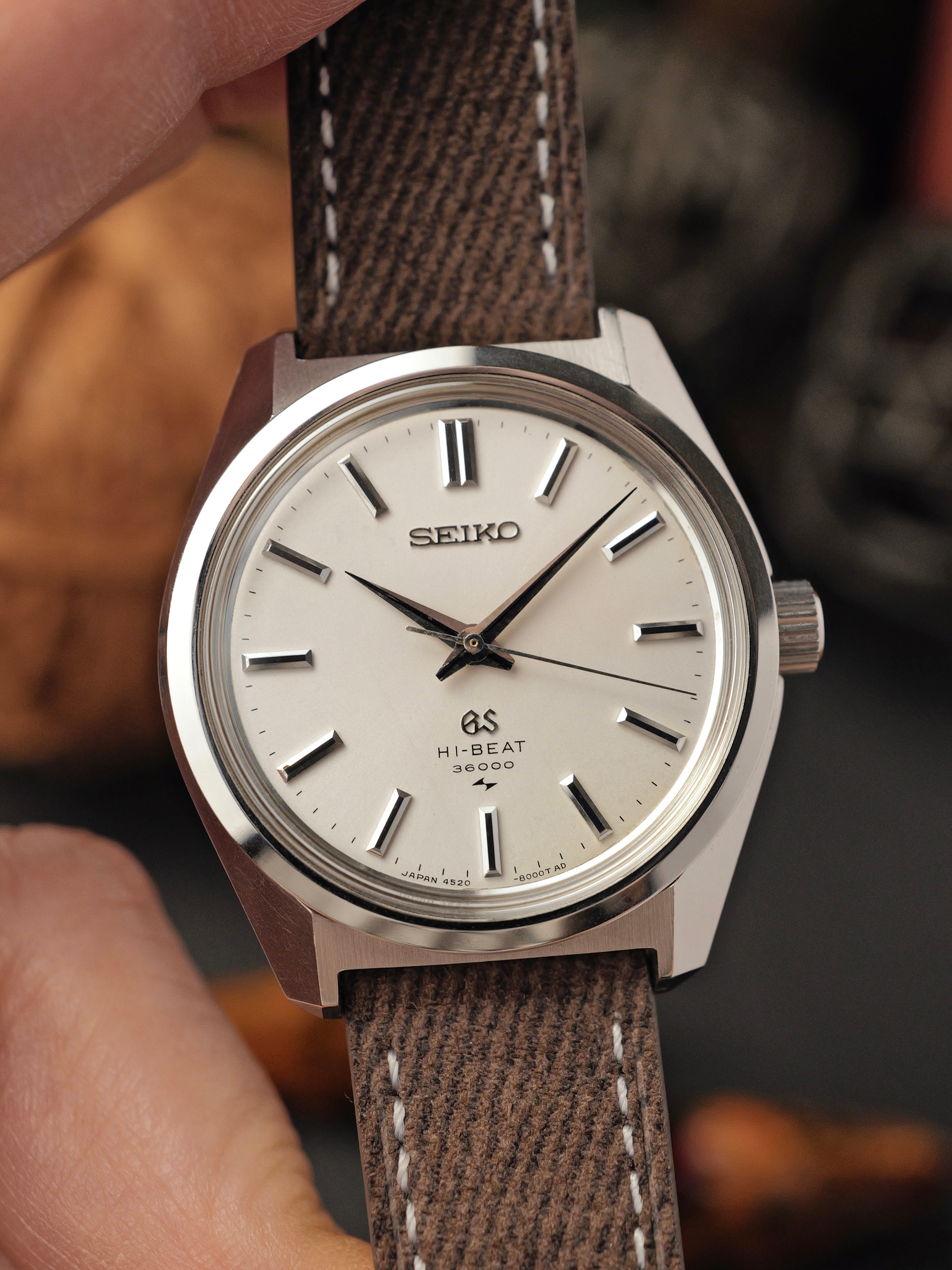 Grand Seiko “No-Date 45GS” Hi-Beat w/ Many Extras Ref. 4520-8000