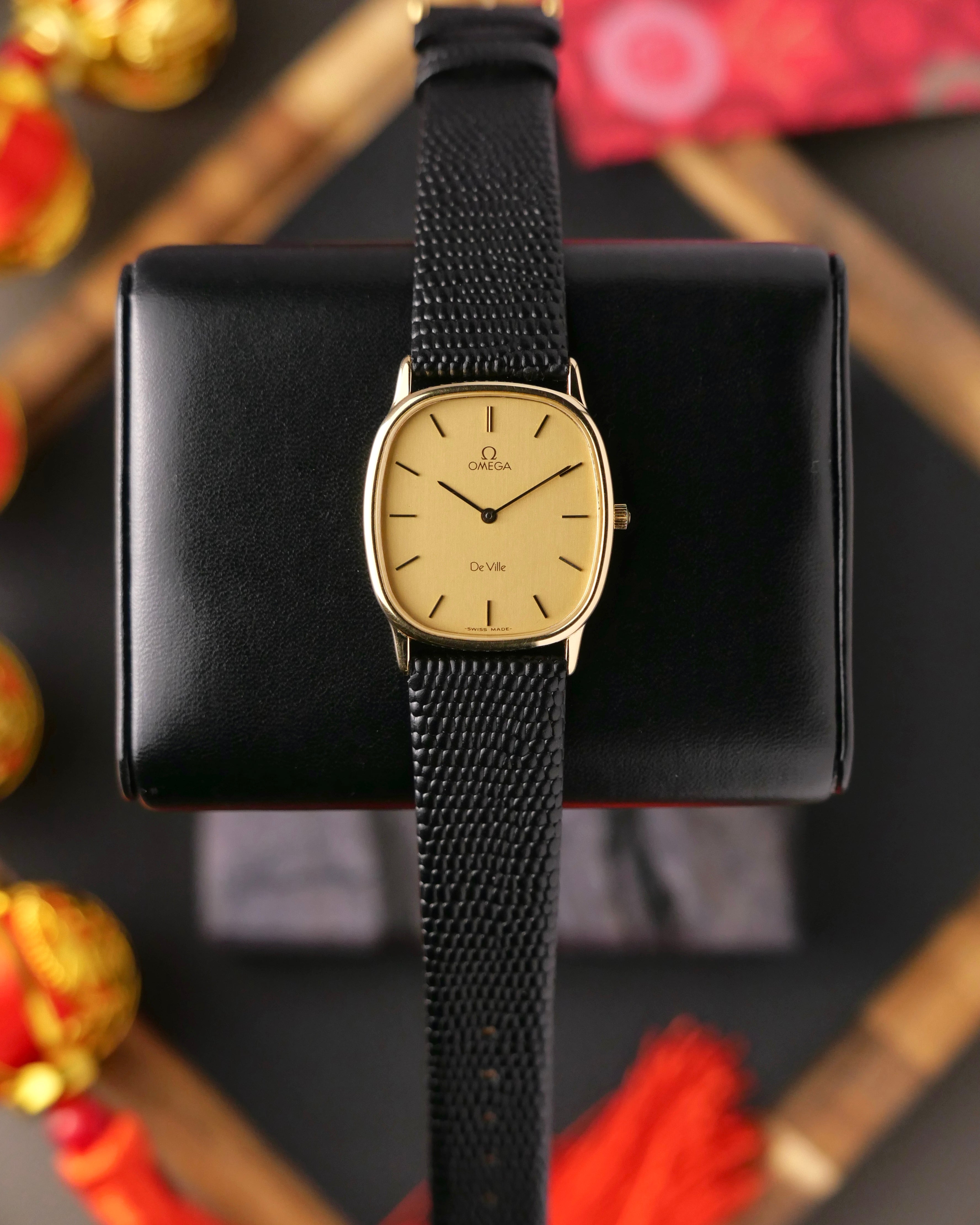 Omega De Ville “Ellipse” Brushed Golden Dial Ref. 191.0220 (circa