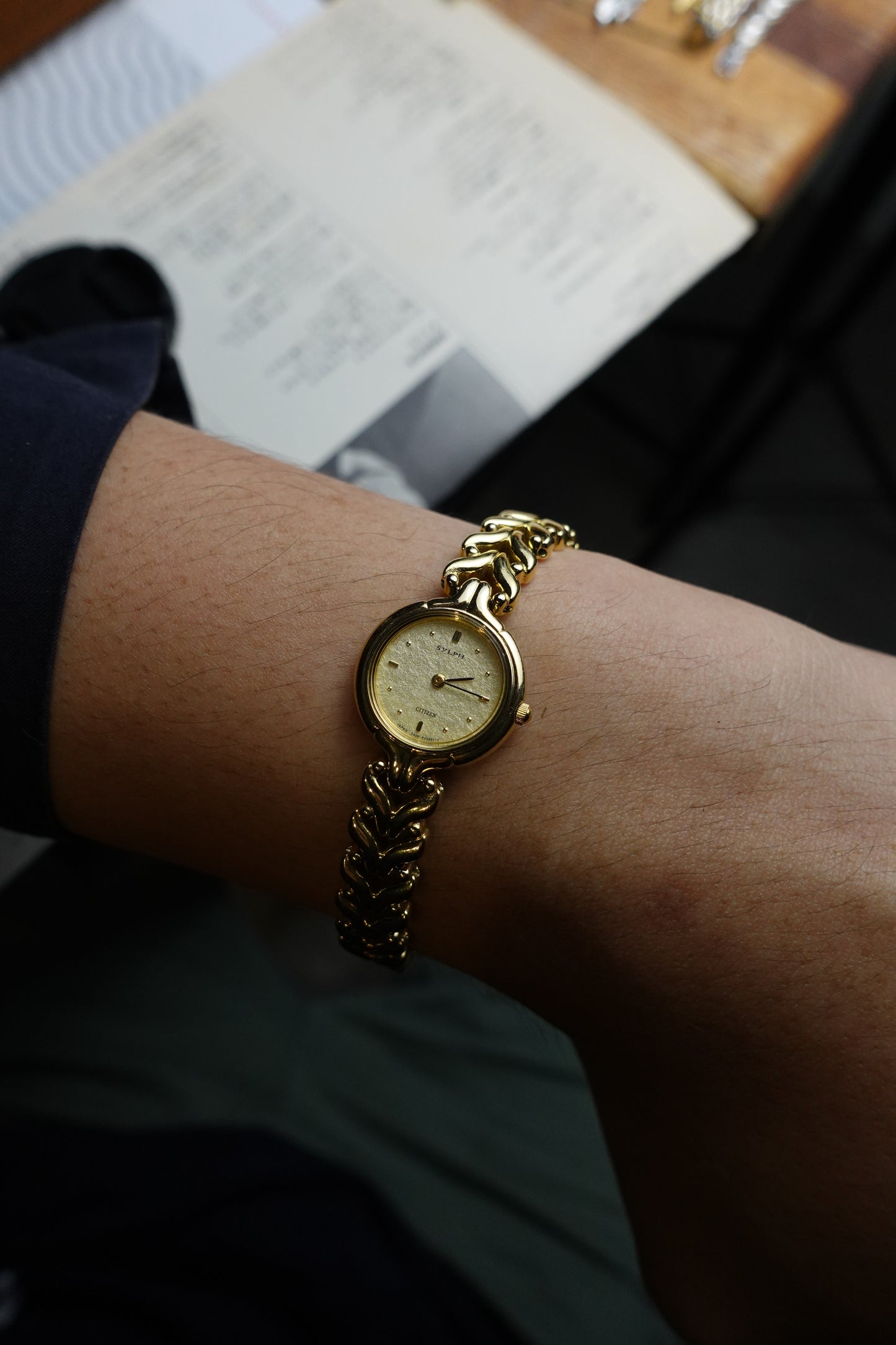 Citizen Sylph bracelet full gold plated #240281