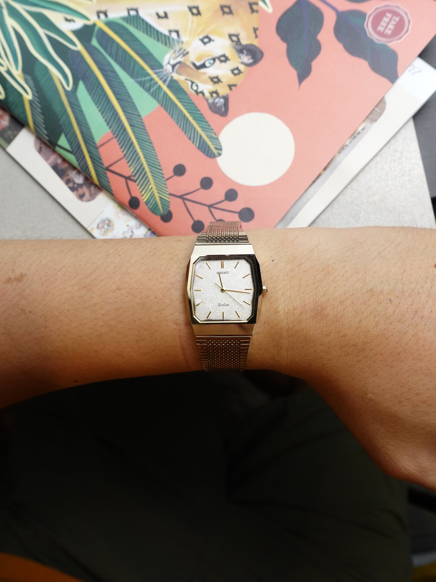 Seiko Dolce Icyflake Tungsten carbride bracelet with original box