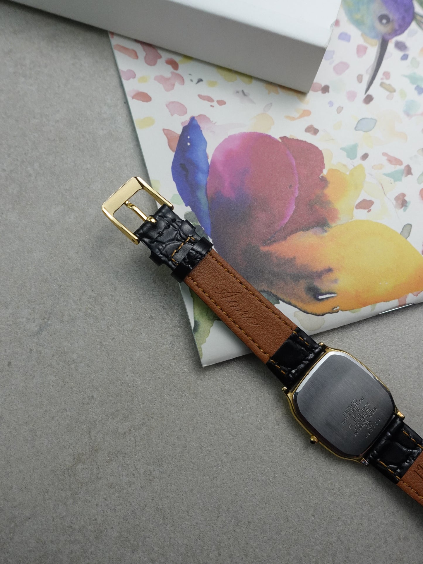 1997 Seiko Dolce tank 5E31-5B30