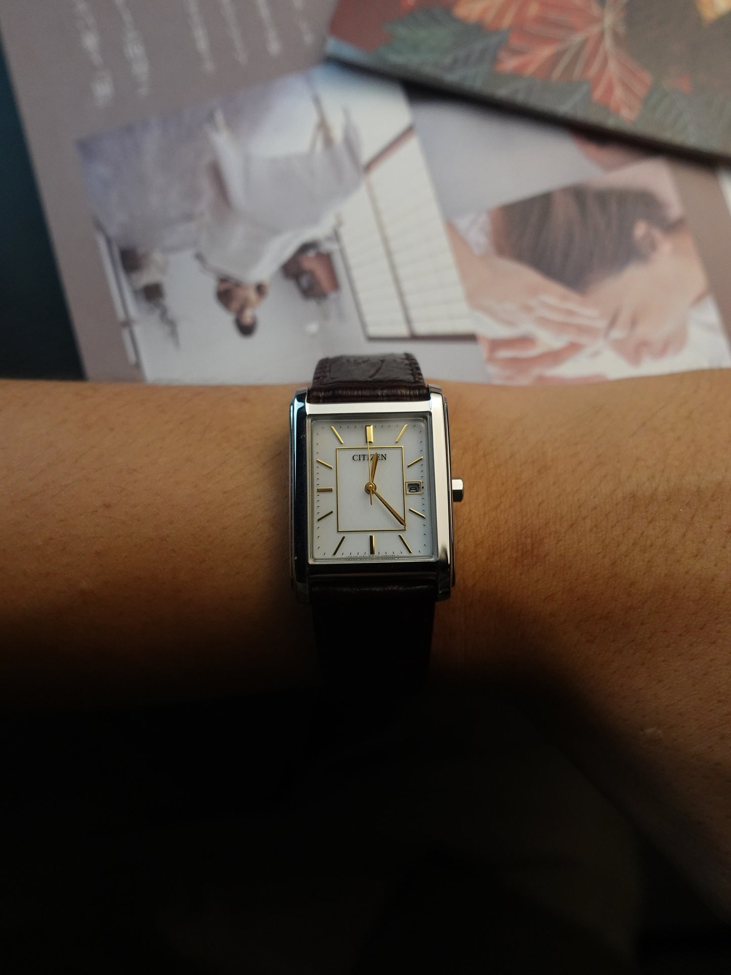 Citizen Eco-Drive Tank couple set (new solar batteries)