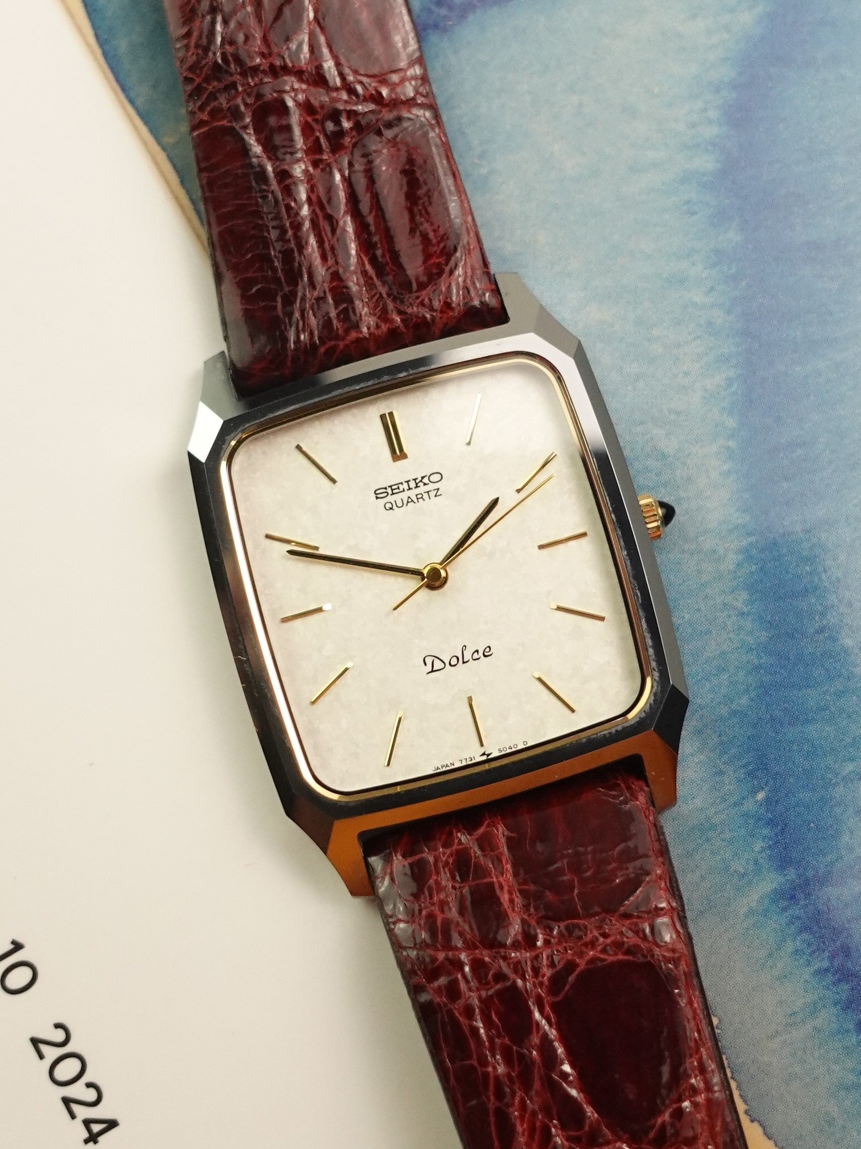 Seiko Dolce 7731-5040 with original buckle and strap – My First
