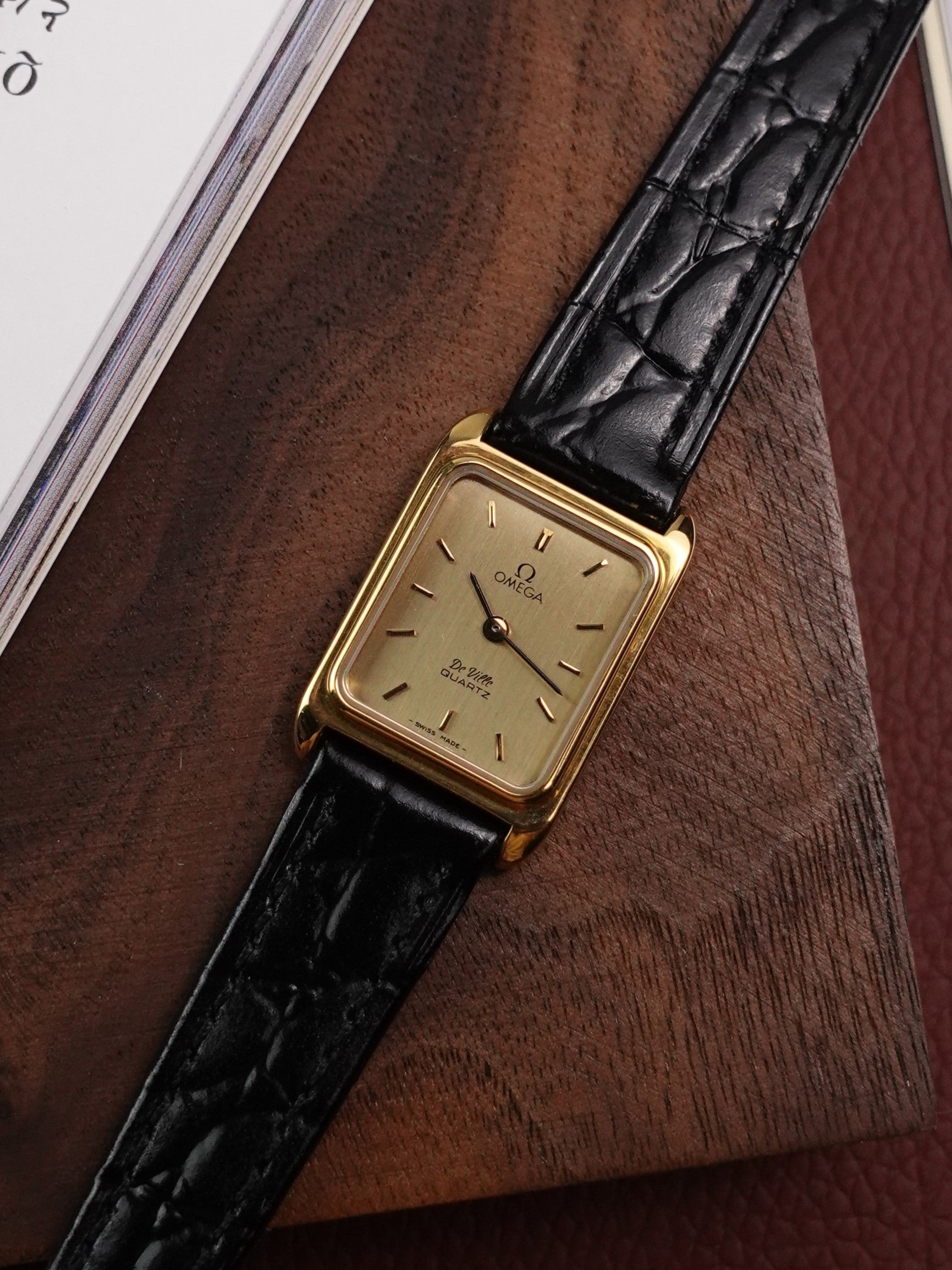 Ladies Omega De-ville Quartz with original buckle – My First Vintage