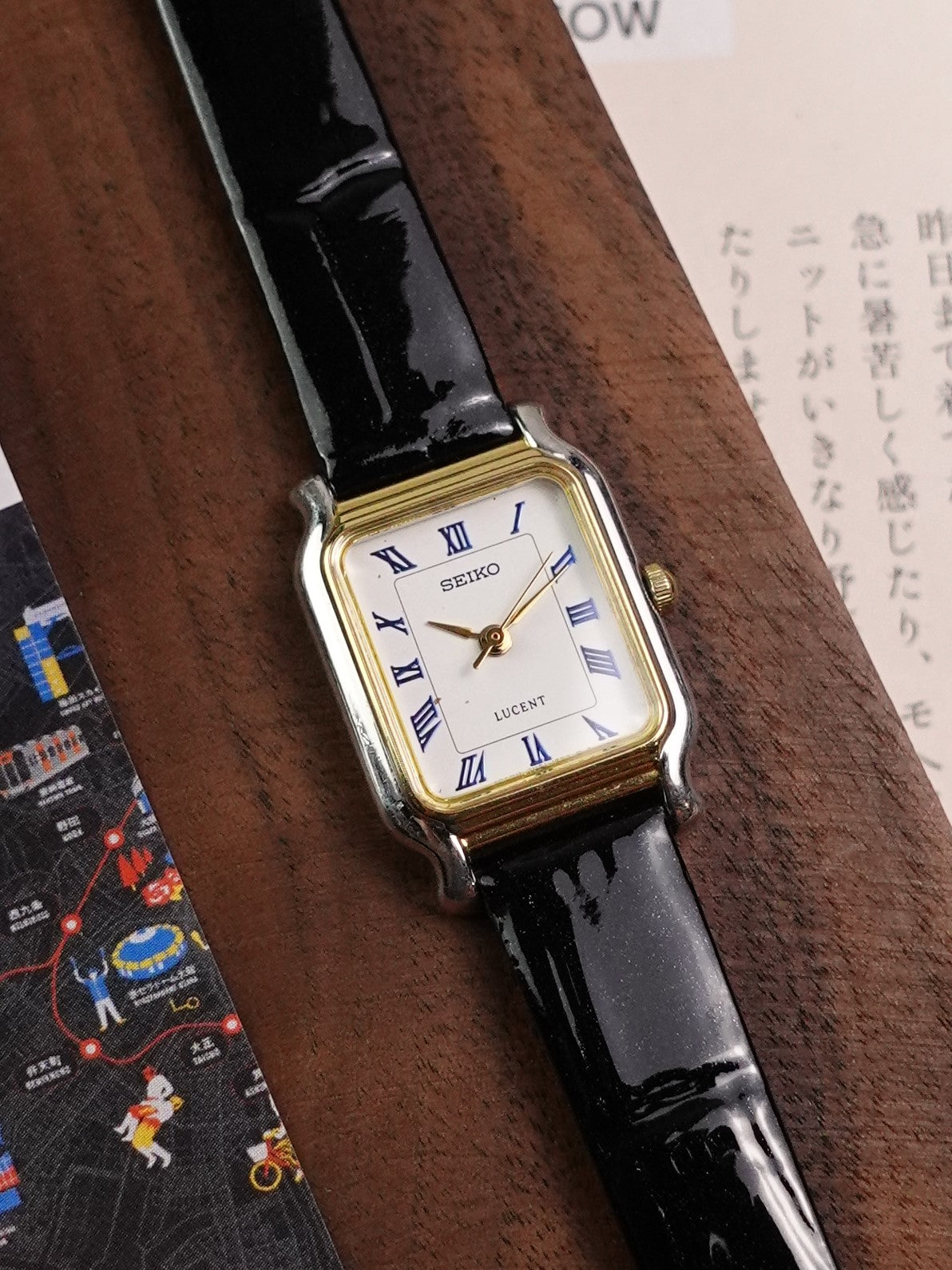 Ladies Seiko Lucent Tank 4N21-5240 – My First Vintage