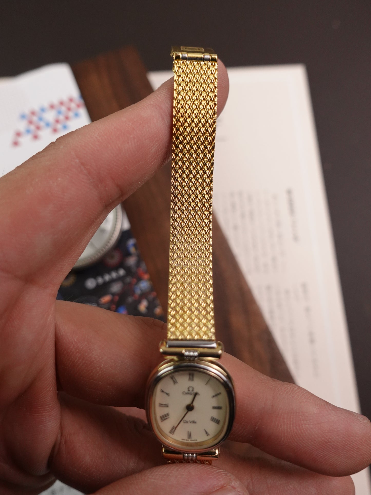 Ladies Ladies Omega "ellipse with T-lugs design & Original Omega bracelet