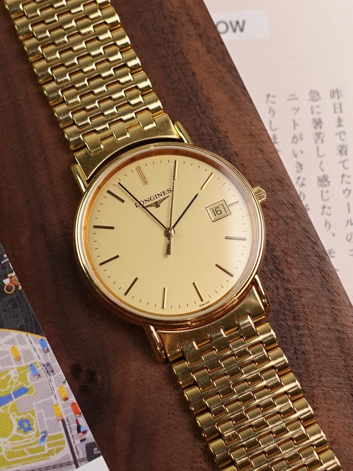 Longines Presence Stamped "Malaysia Airlines" Commemorative Piece Full set with original bracelet