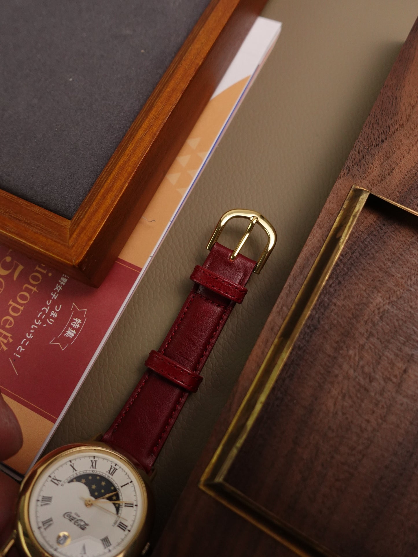 Seiko Alba Moonphase "Coca-Cola" Stamped VX-38-6060