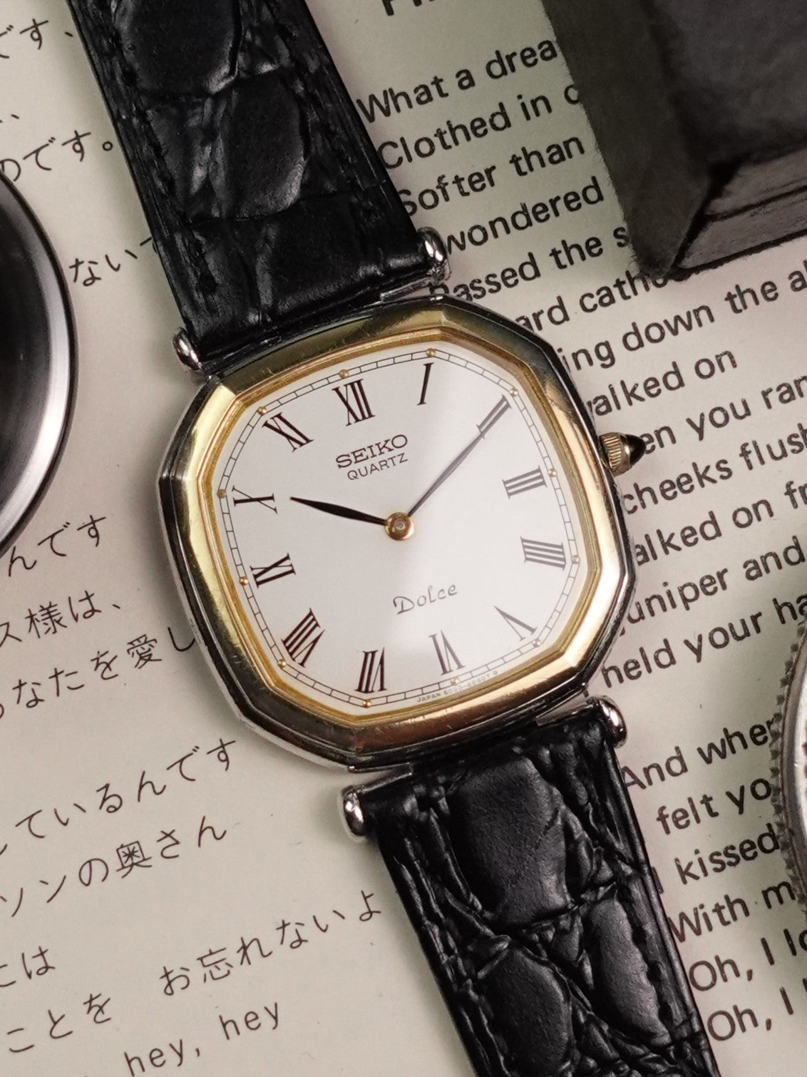 SEIKO Dolce 腕時計 動作未確認 ヴィンテージ 6020-5750 Seiko Dolce Octa 6020-5750 Roman Numeral Circa. 1981 – My First