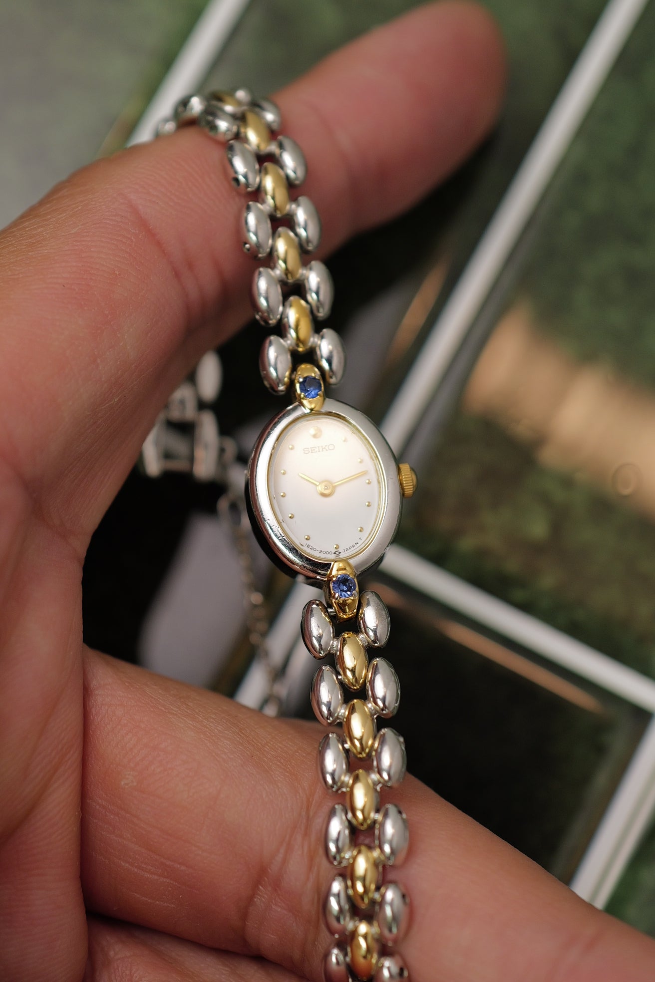 Seiko mini Oval "Sapphire" 2 tone Circa.1997