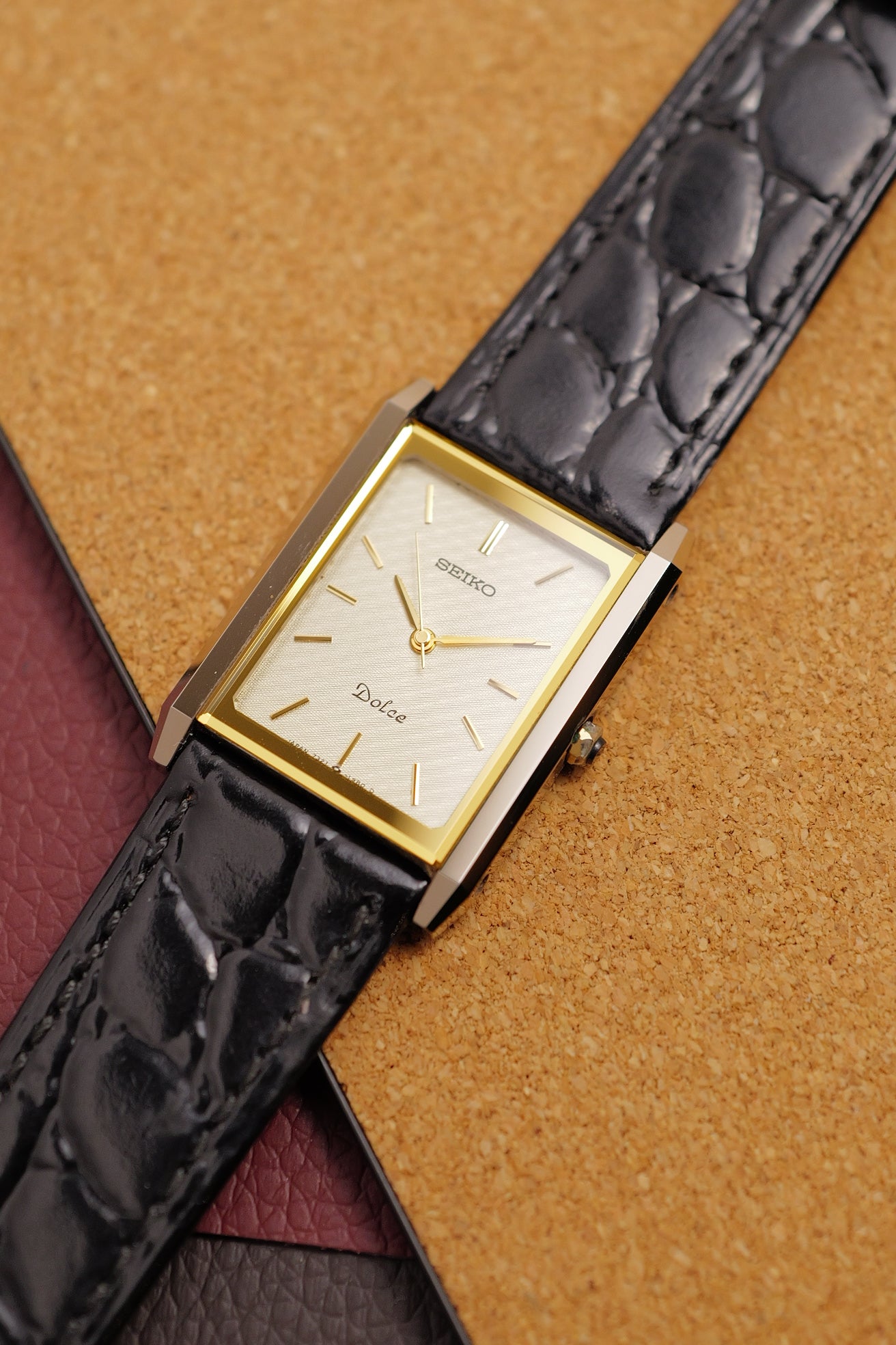 Seiko Dolce Tapestry Dial Tungsten Carbide Scratch Resistant 7321