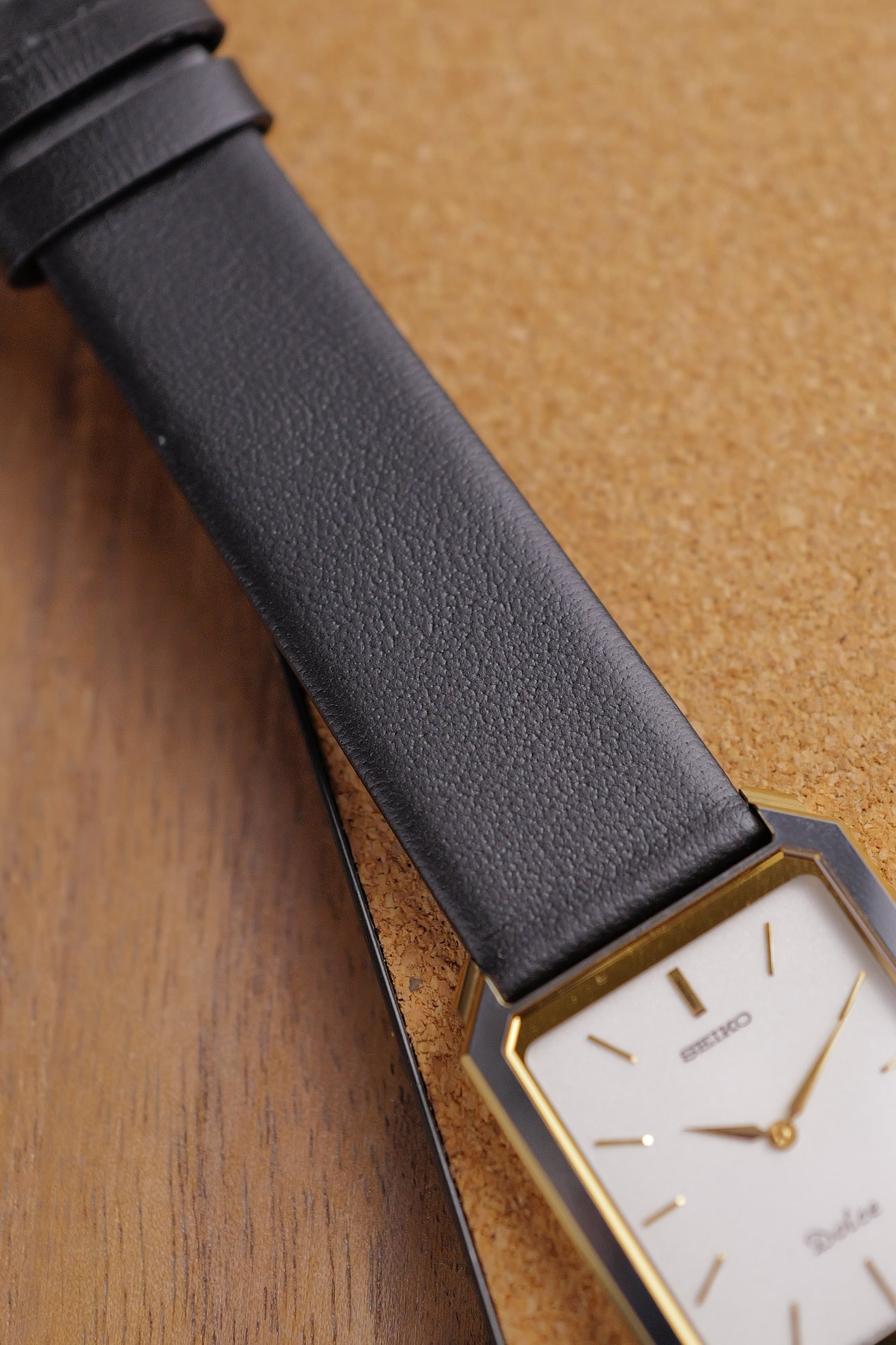 Seiko Dolce Tungsten Carbide Scratch Resistant 7740-5010 Circa 1986