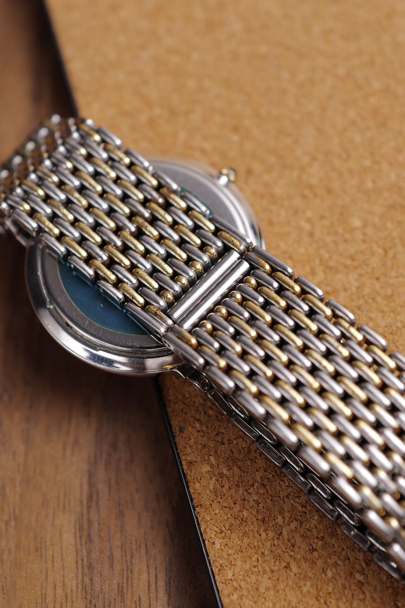 Seiko Dolce Multi-link Bracelet Roman sector ring 8N40-6030 Circa.1988