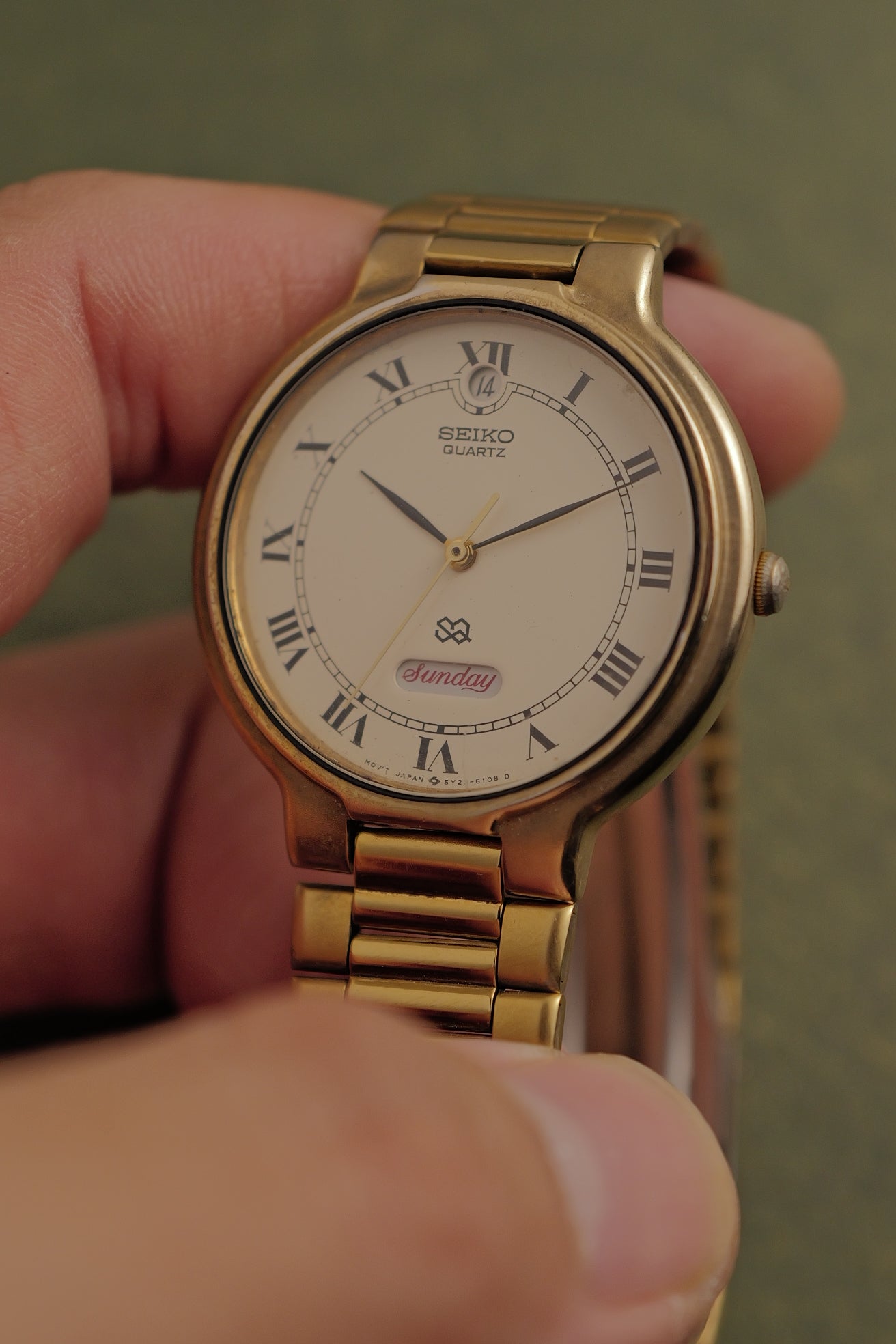 Seiko SQ daydate Circa. 1998