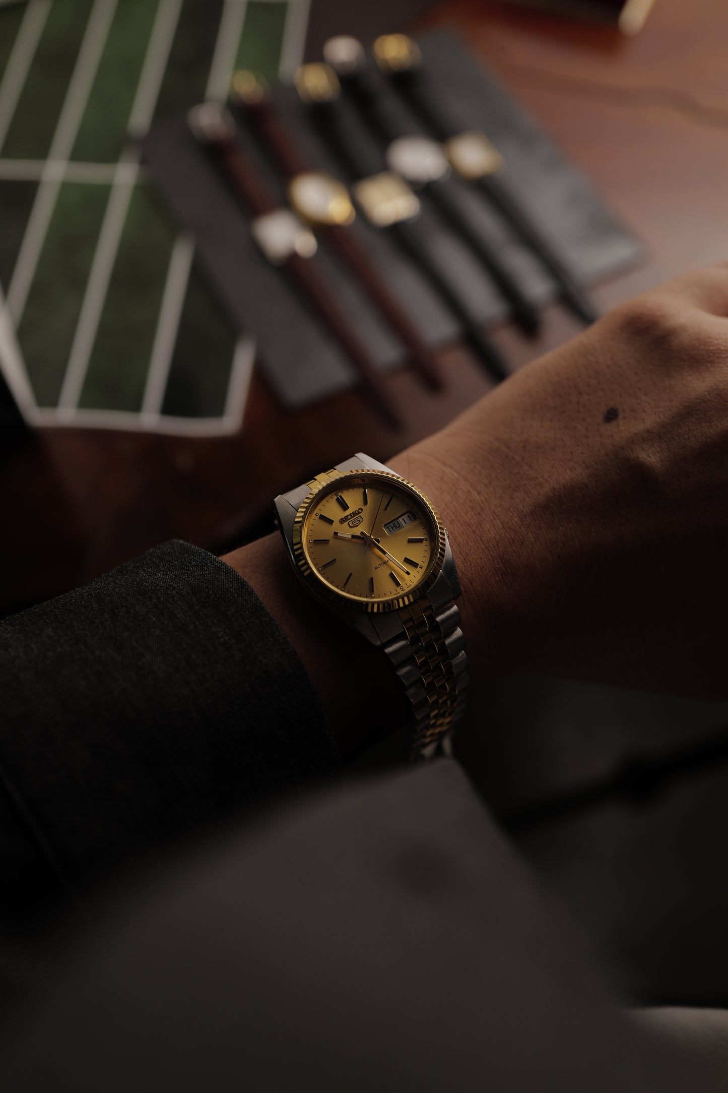 Seiko 5 "Datejust" in two tone 7s26-3110 Circa.2000