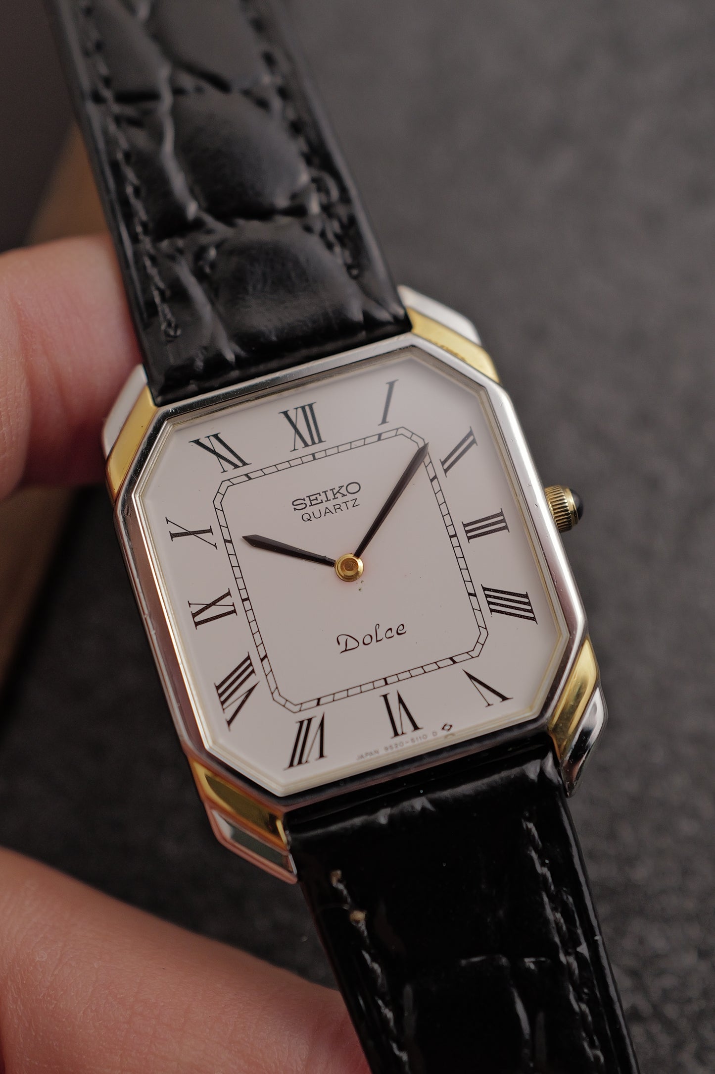 Seiko Dolce “Palladium Tank” Circa. 1994