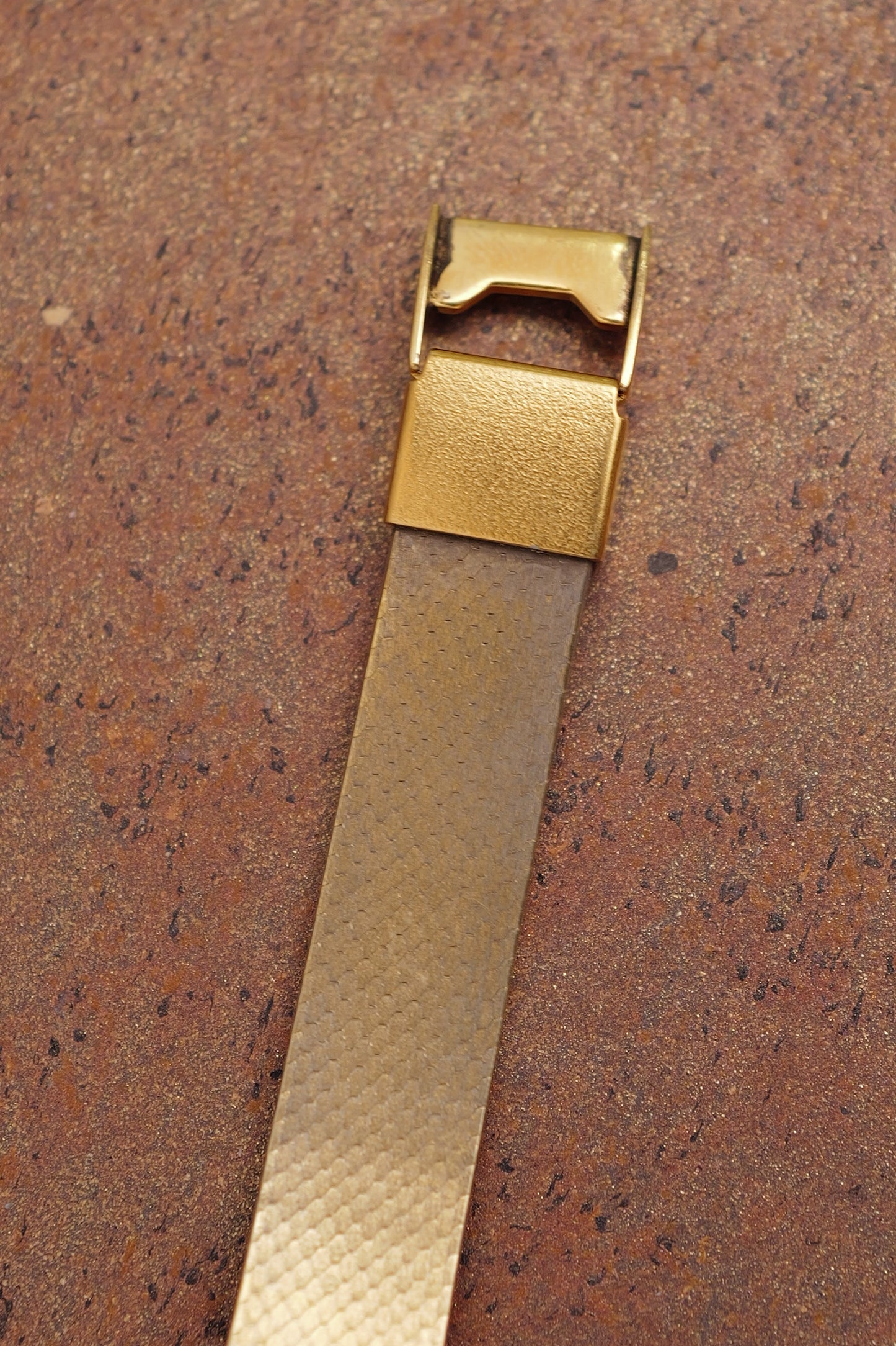 Orient "Tiger Eye" integrated Bracelet NOS circa. 1970s