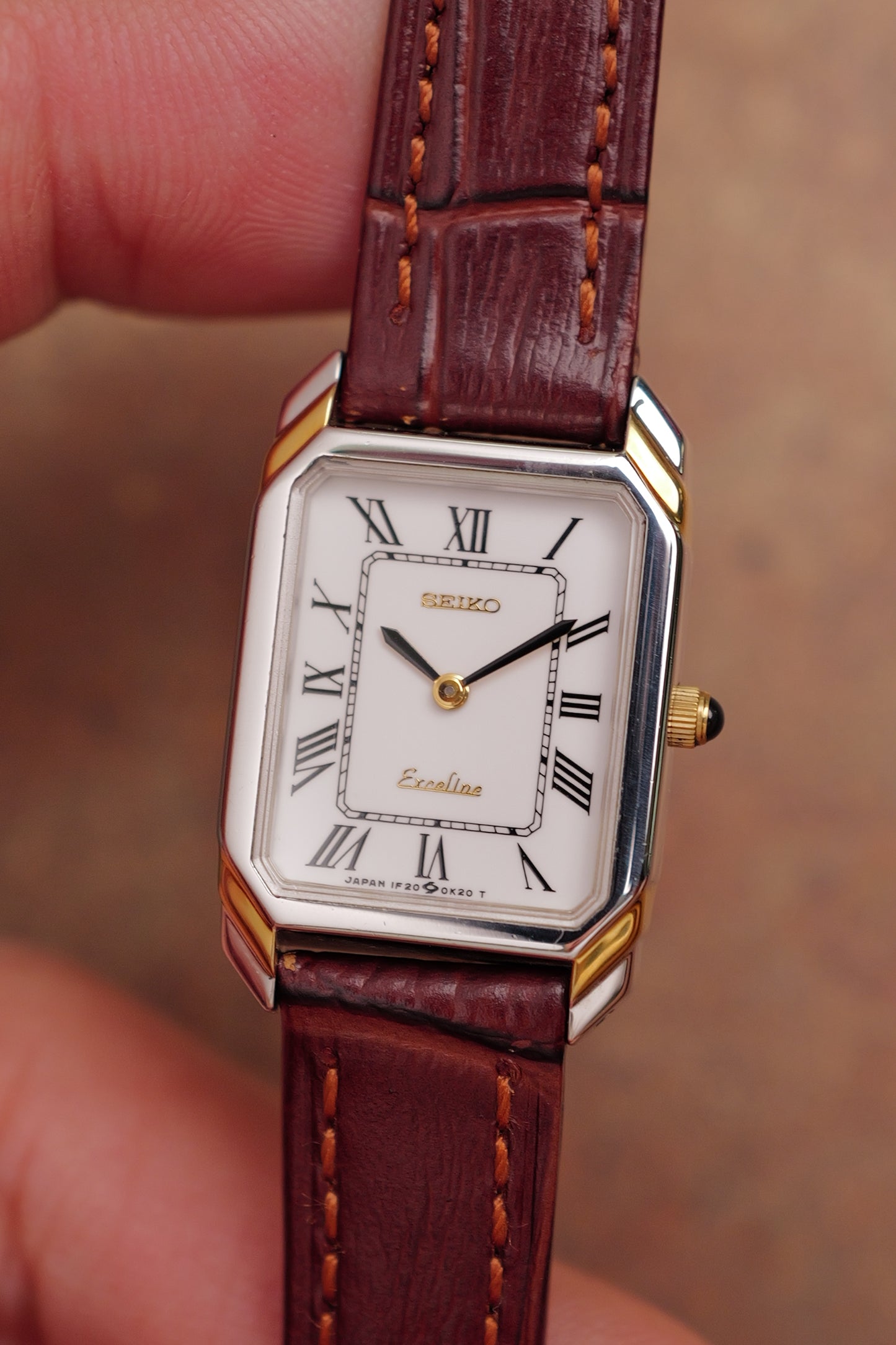 Seiko Exceline Art-deco Tank Circa. 1989