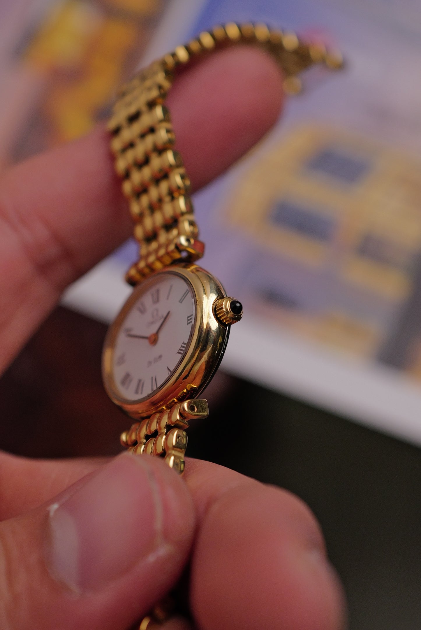 Omega De-ville Oval w/ Custom bracelet circa. 1980s