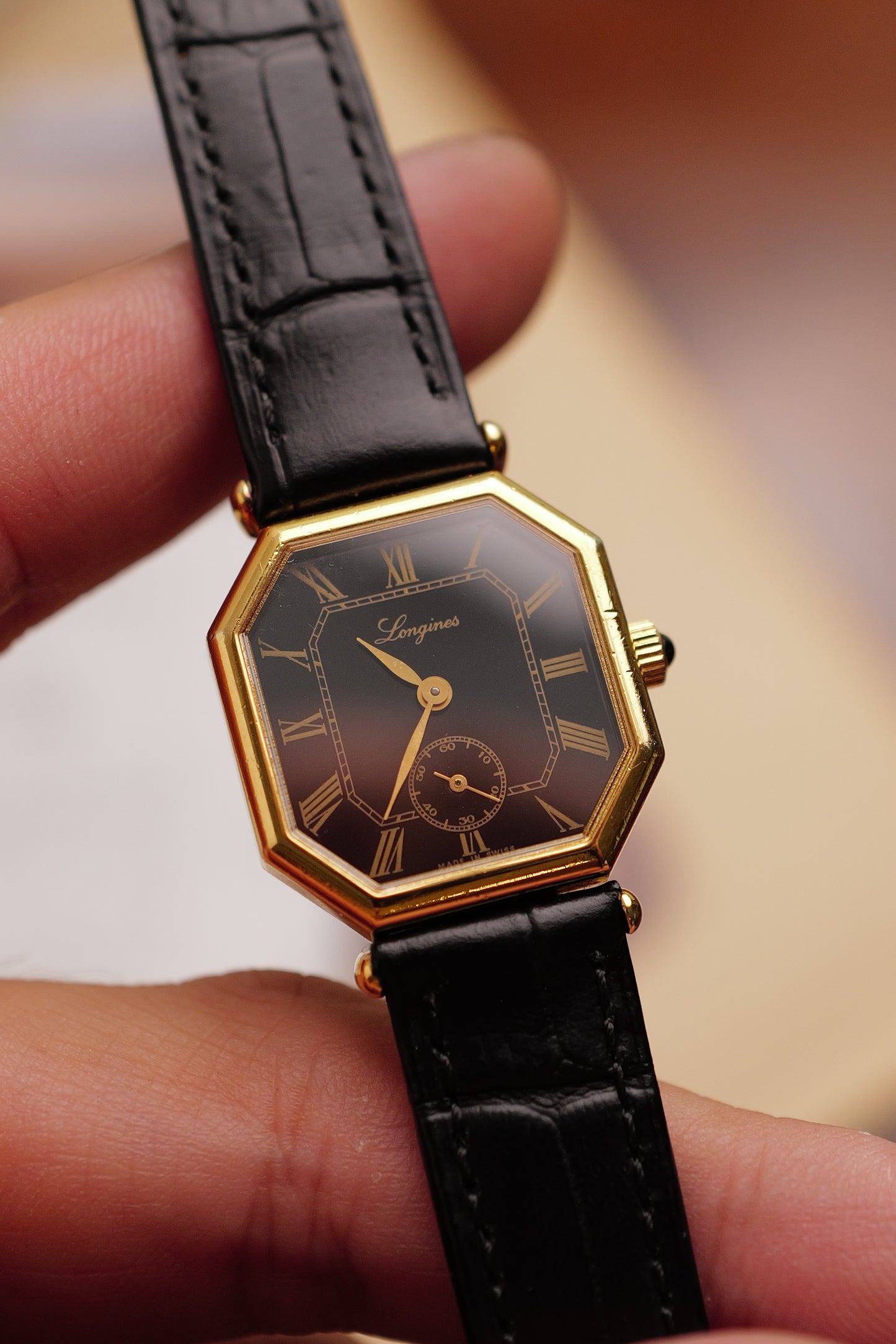 Longines "Octa Mini Roman" Ref. 3209 Circa. 1970s