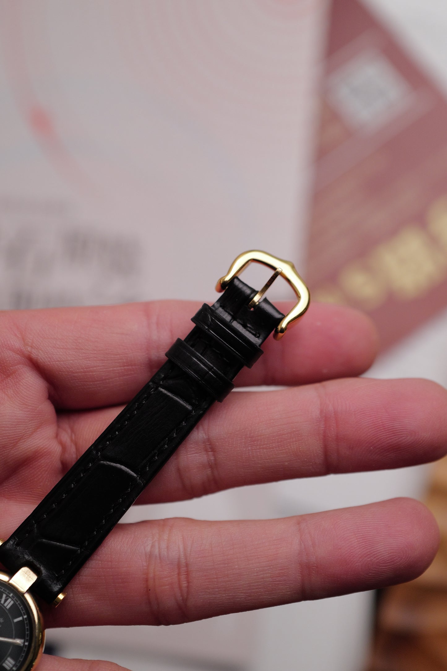 Cartier Vendome "Classic Onyx" Lacquer SM Circa. 1980s w/ original box