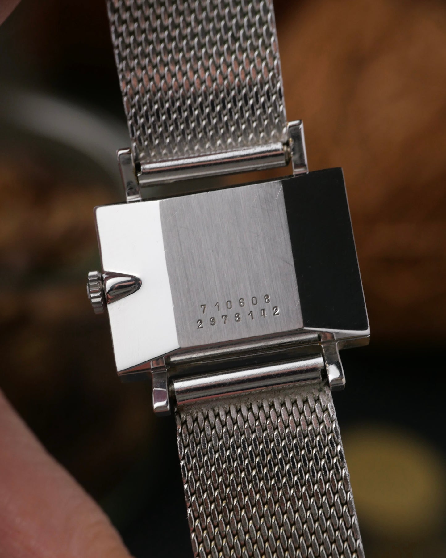 Universal Genève “Clous de Paris Rectangle” Ref. 710608 (Circa late 60s/early 70s)