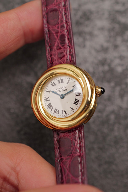 Cartier Must De Trinity Quartz Circa. 1990s /w ori box