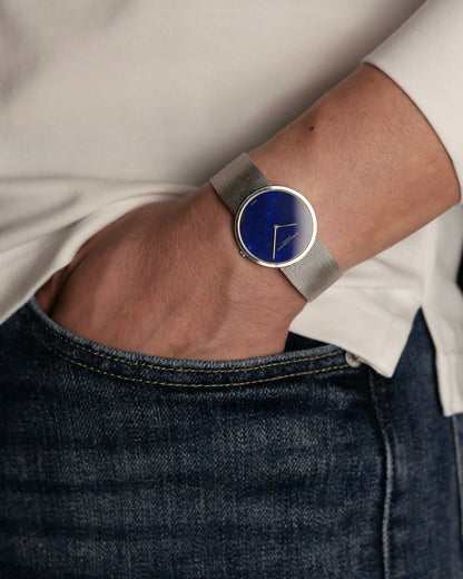 Vacheron & Constantin Lapis Lazuli 18K White Gold Ultra-Thin Ref. 7291B (circa early 70s)
