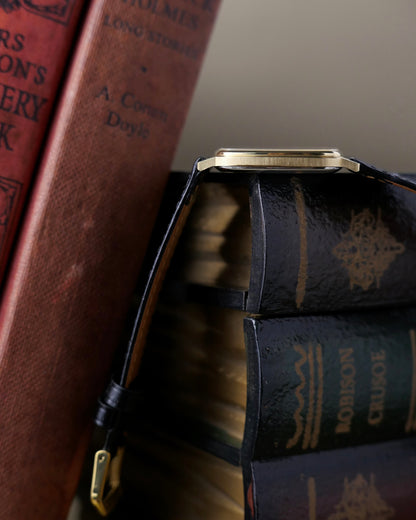 Omega De Ville “Square” Frosty Golden Dial Ref. 191.0102 (circa 1980)