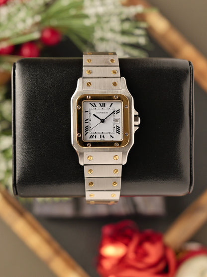 Cartier Santos Carrée Steel & 18K Gold Ref. 2961 (circa late 70s/early 80s)