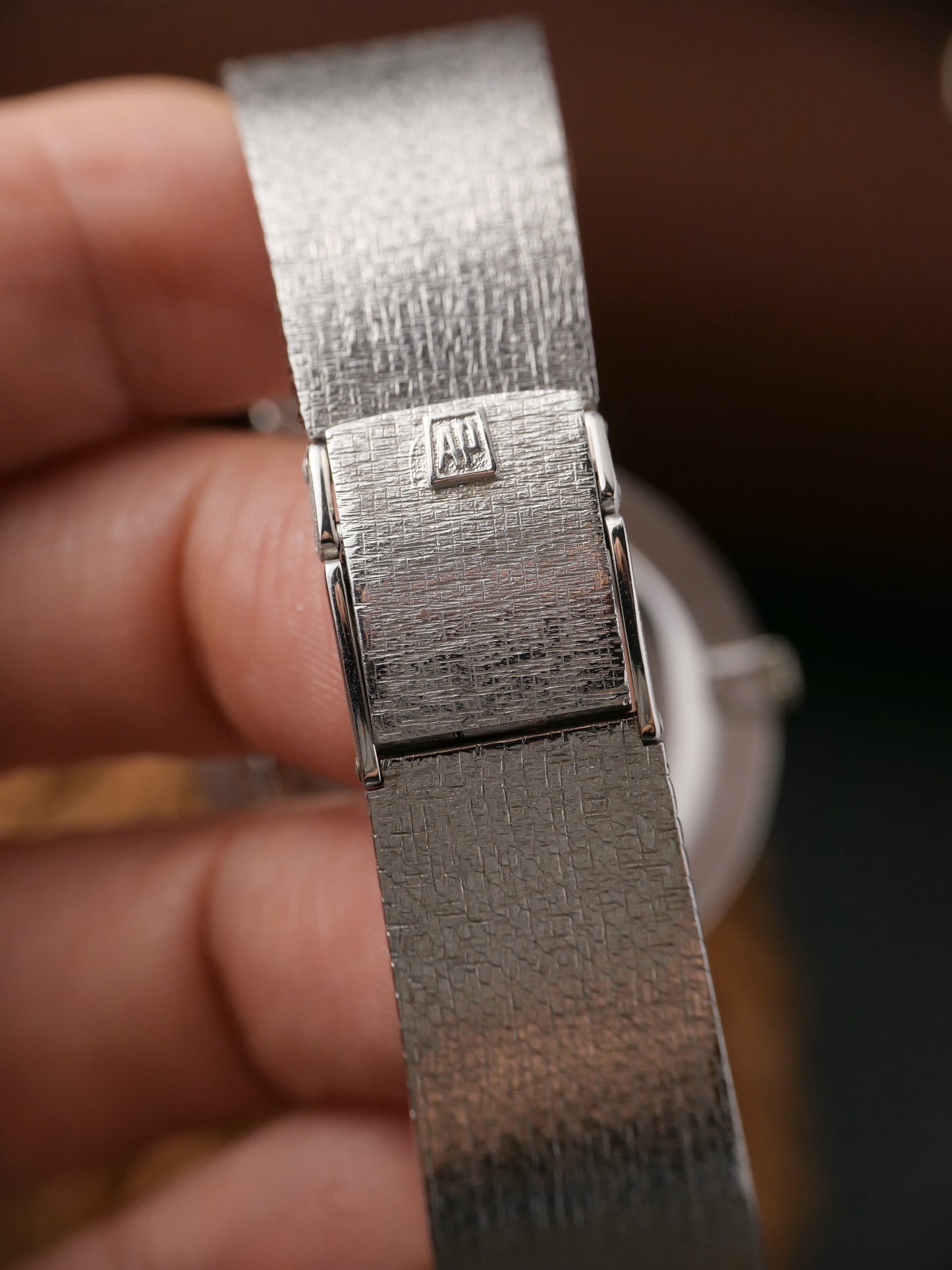 Audemars Piguet 18K White Gold Integrated Bracelet Dress Watch (circa 1970s)