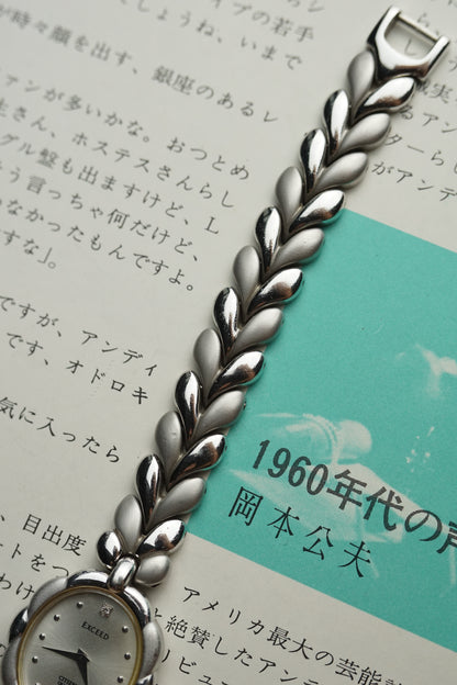 citizen exceed full 925 silver case bracelet quartz