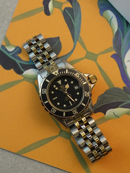 Ladies Tag Heuer 1000 2-tone Submariner with original warranty & links