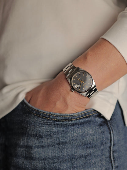 Rolex Oysterdate Precision “Black Gilt” w/ Box & Papers Ref. 6694 (circa 1982)