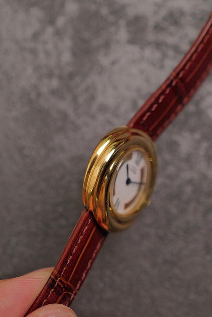 Cartier Must De Trinity "Tricolur" Quartz Circa. 1990s /w ori box