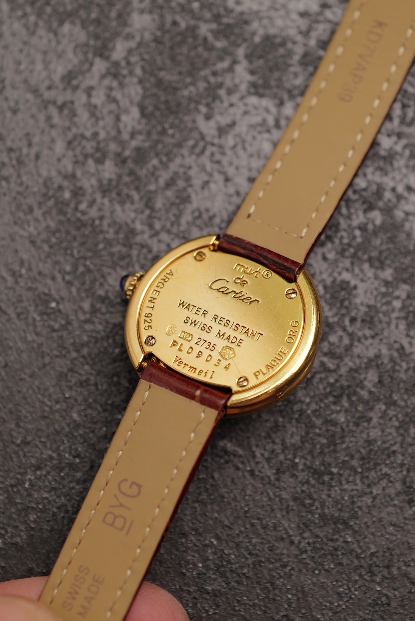 Cartier Must De Trinity "Tricolur" Quartz Circa. 1990s /w ori box