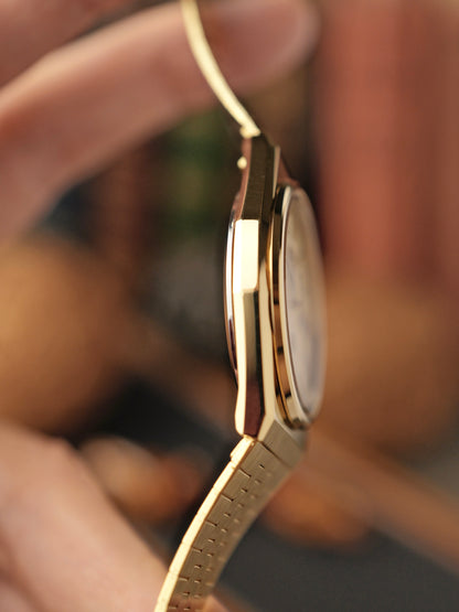 King Seiko Twin Quartz “Pinstripe Dial” w/ Box and Papers 9443-7000SGP (c. 1982)