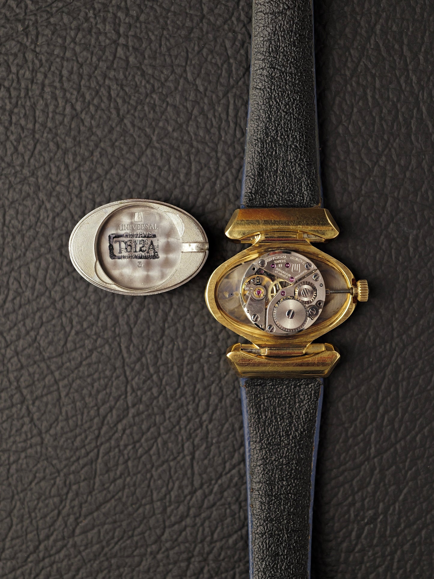 Universal Genève “Elongated Oval” Convertible Lugs Ref. 511626 (Circa 1970s)