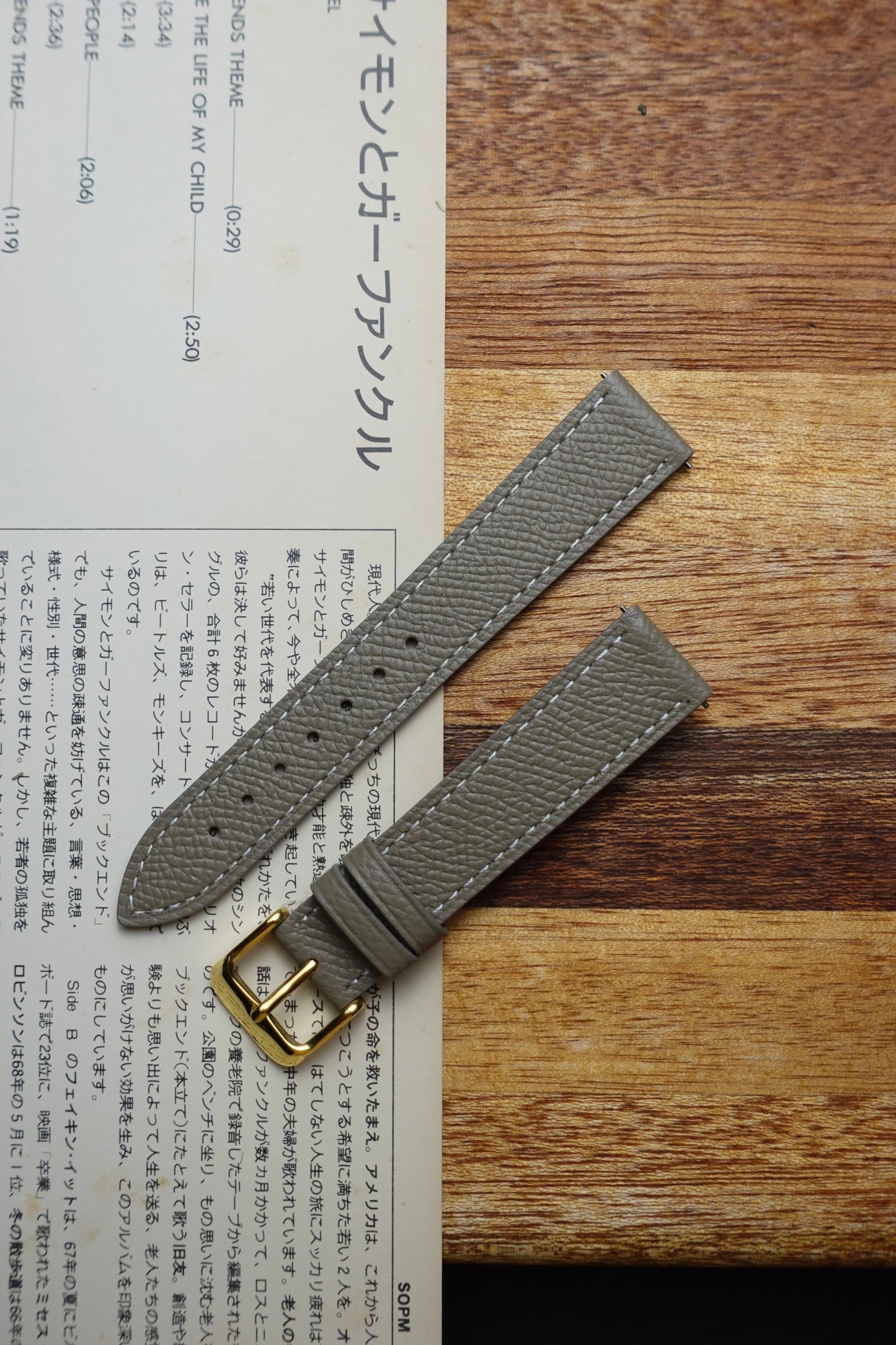 Hand Crafted Epsom Leather Watch Strap