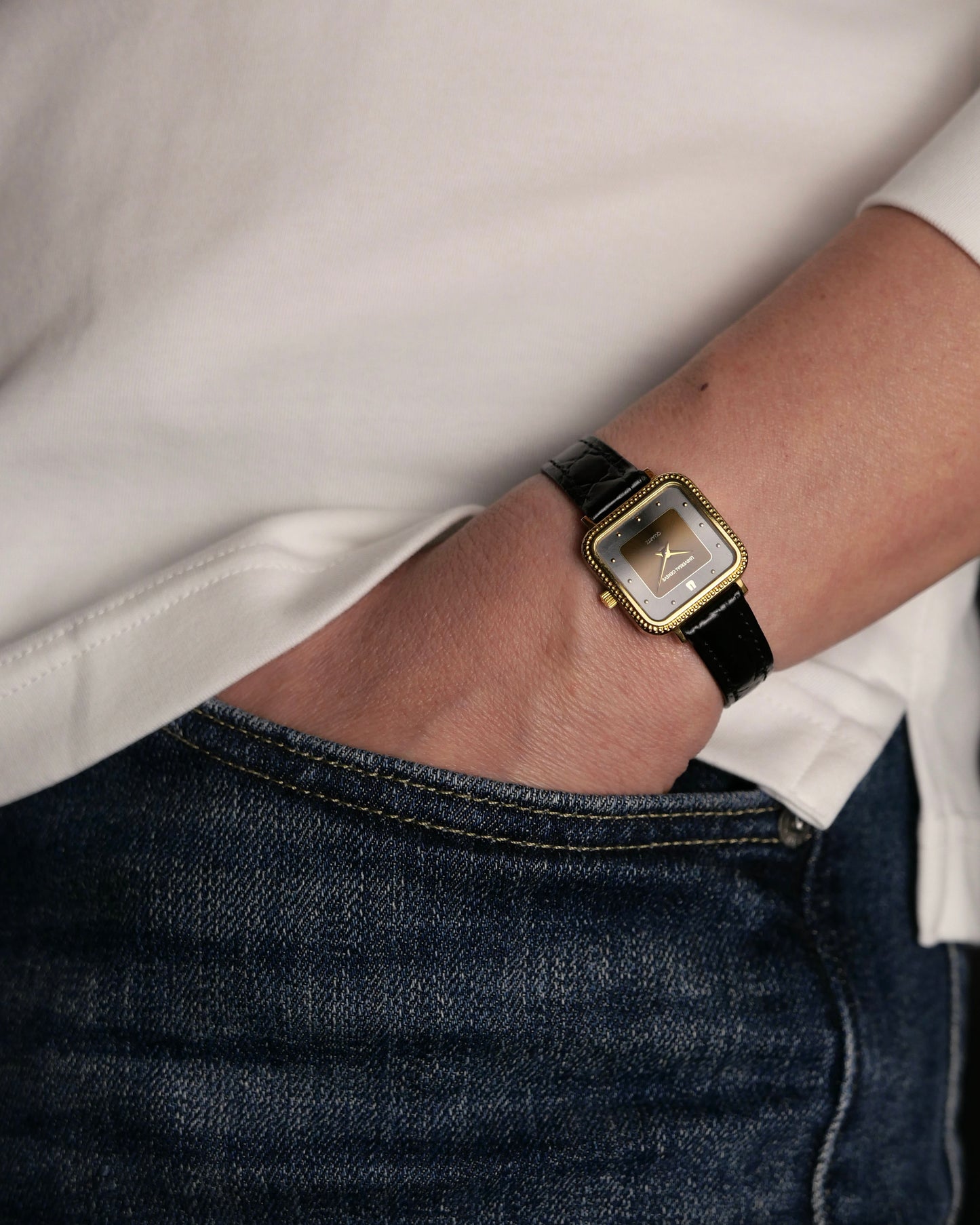 Universal Genève Square “Beaded Bezel” Ref. 543717 (Circa 1970s)