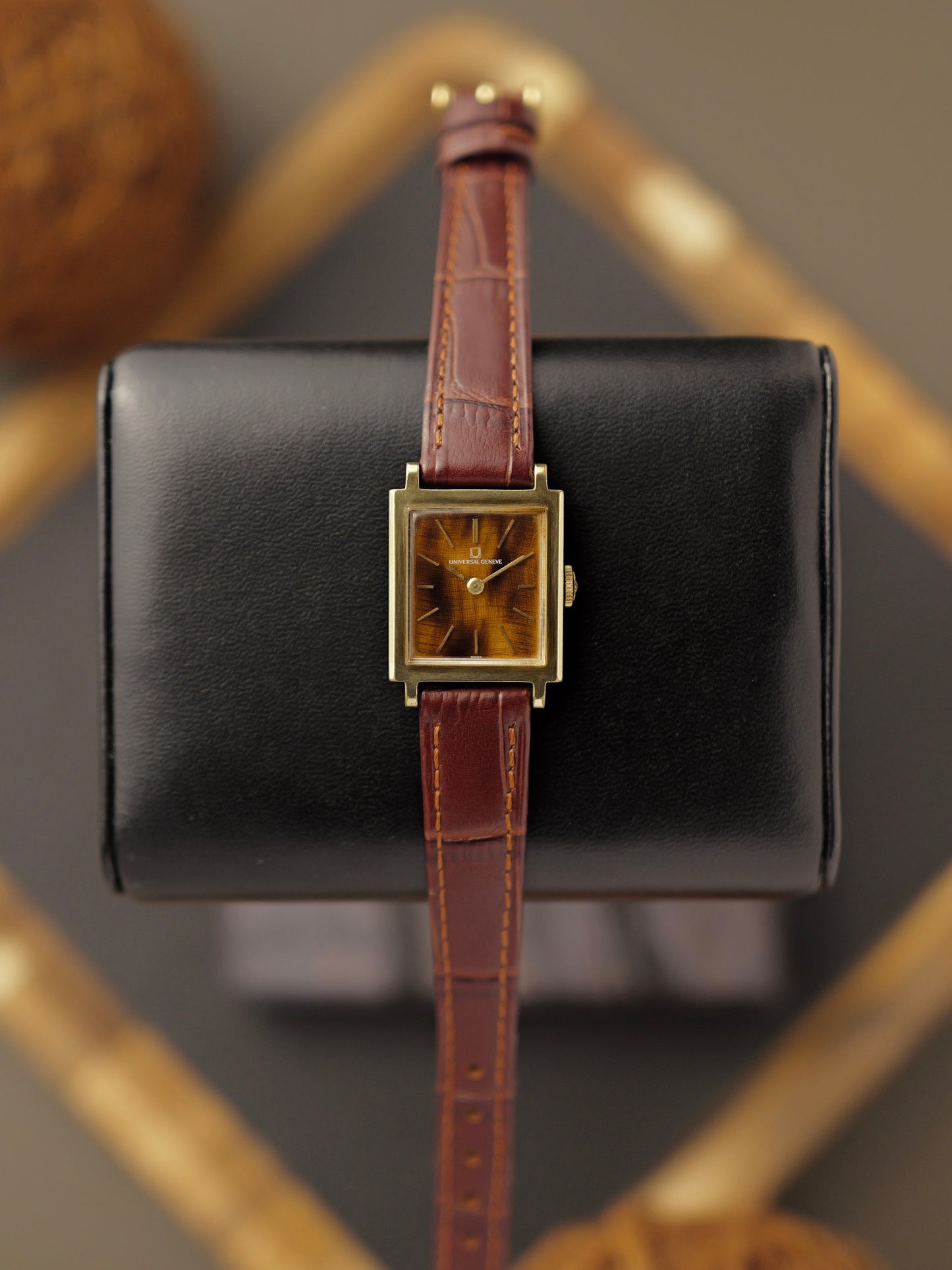 Universal Genève “Mini Tank” Tiger’s Eye Ref. 510603/08 (Circa late 1960s)