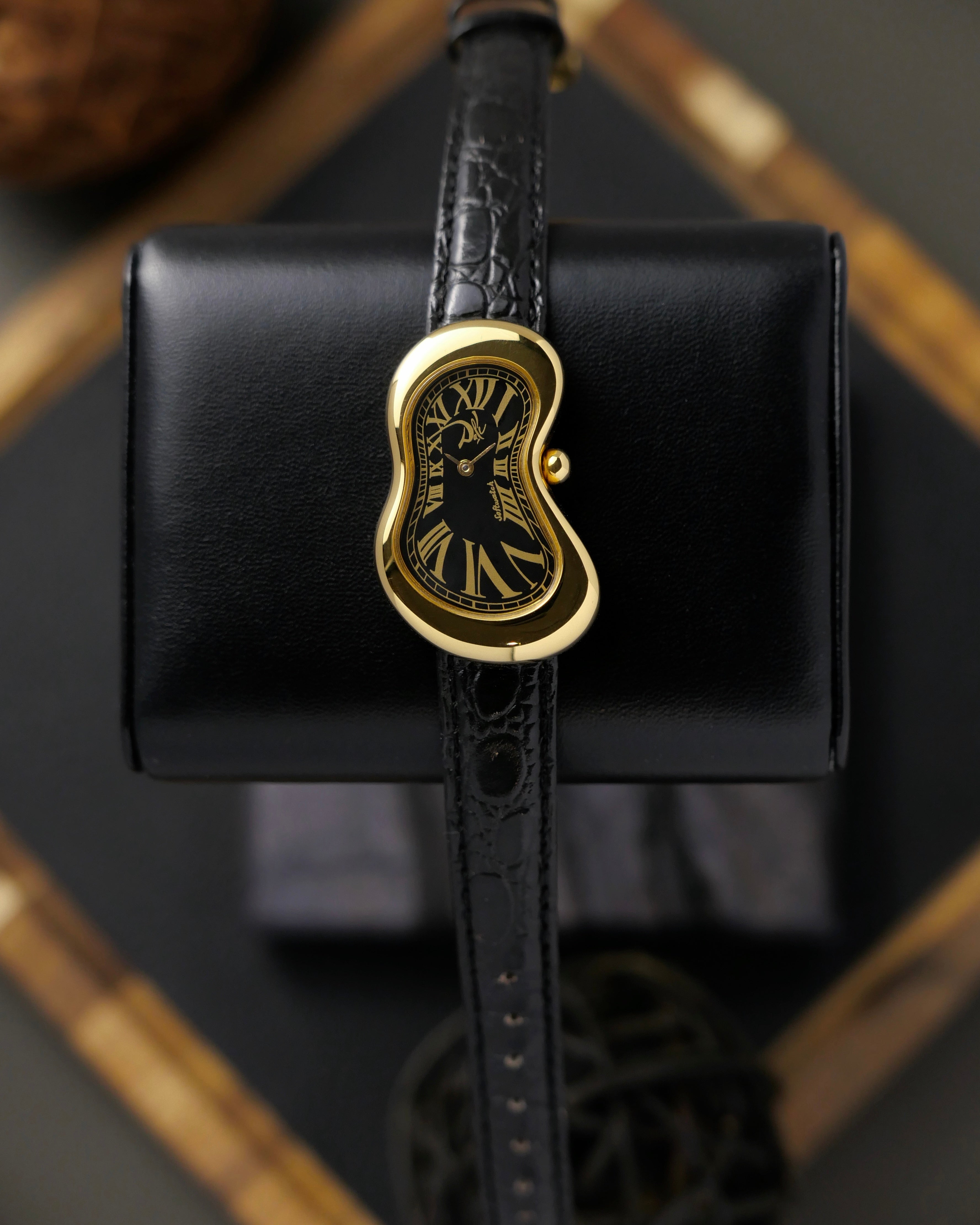 サルバドール・ダリ Salvador Dalí Softwatch ブラック Exaequo Softwatch “Dali” 3rd Series Black Gilt (circa 1990s) – My
