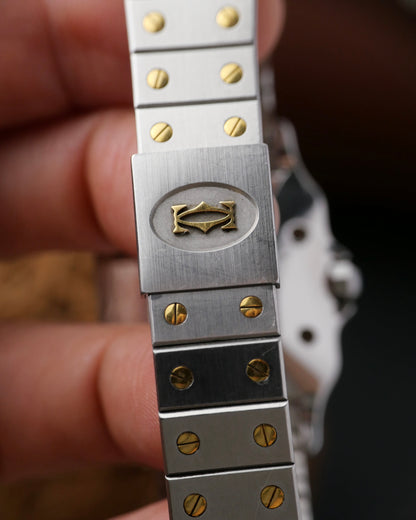 Cartier Santos Carrée Two Tone Ref. 2961 (circa 1980s)
