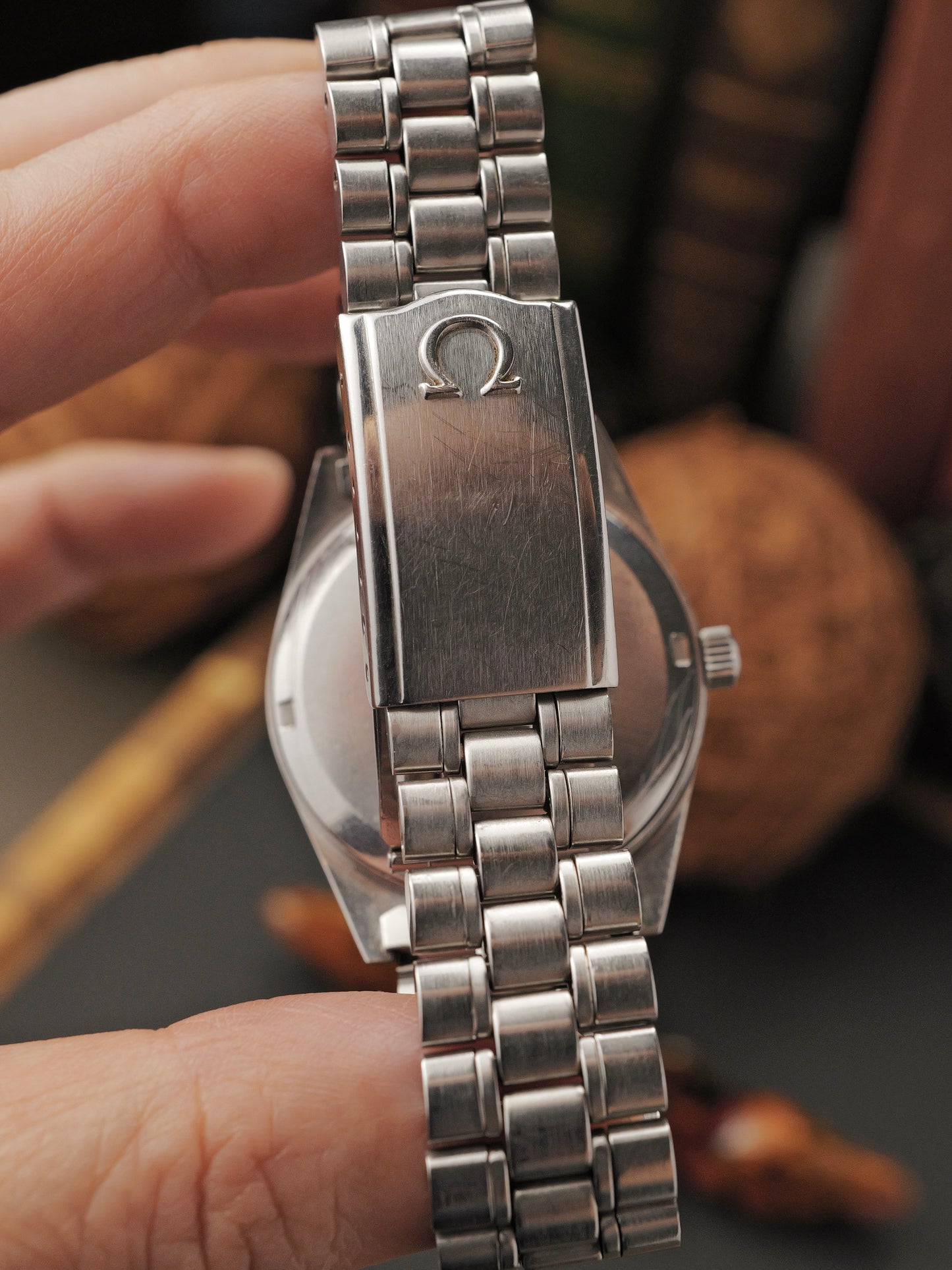 Omega Genève “Silver Tonneau" with Bracelet Ref. 135.041 (circa 1970)