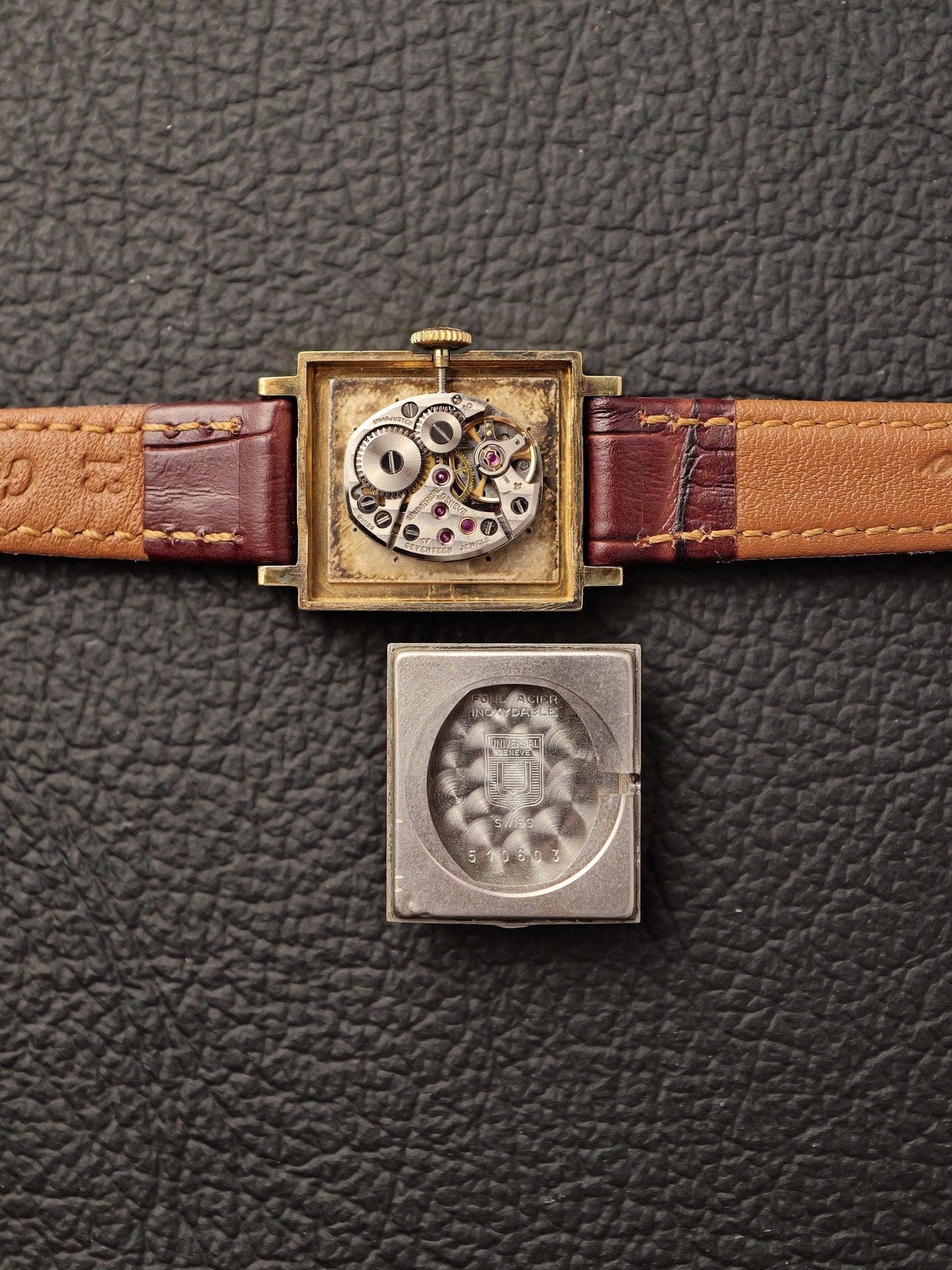 Universal Genève “Mini Tank” Tiger’s Eye Ref. 510603/08 (Circa late 1960s)