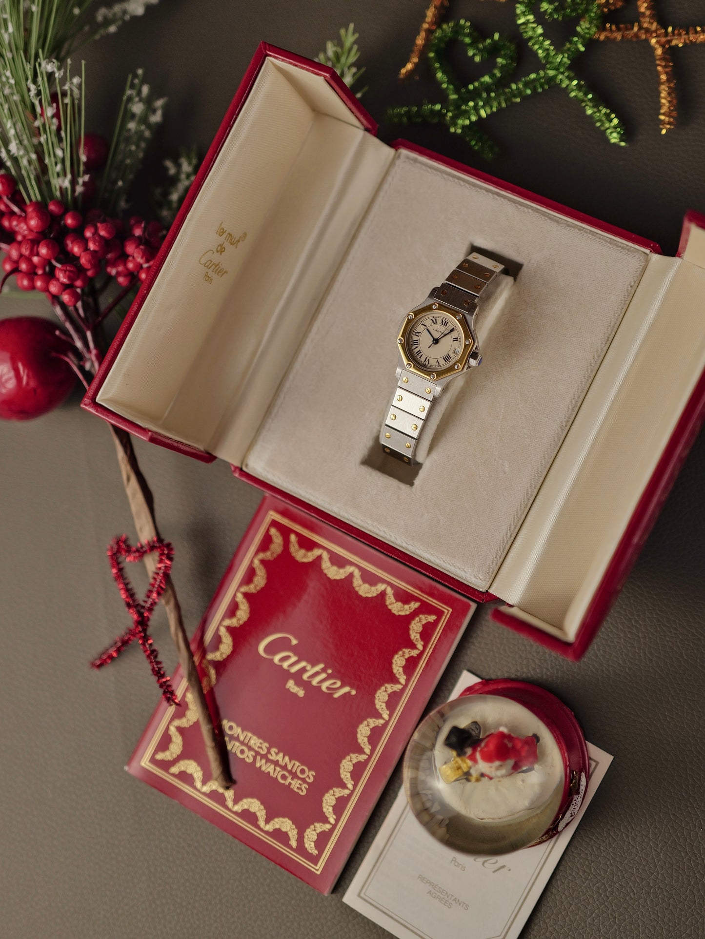 Cartier Santos Octagon Steel & 18K Gold SM Ref. 187903 (circa 1980s)