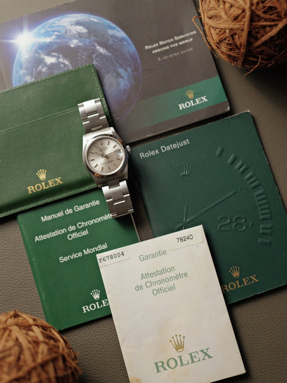 Rolex Datejust 31 Silver Dial w/ Papers No Box Ref. 78240 (circa 2005)