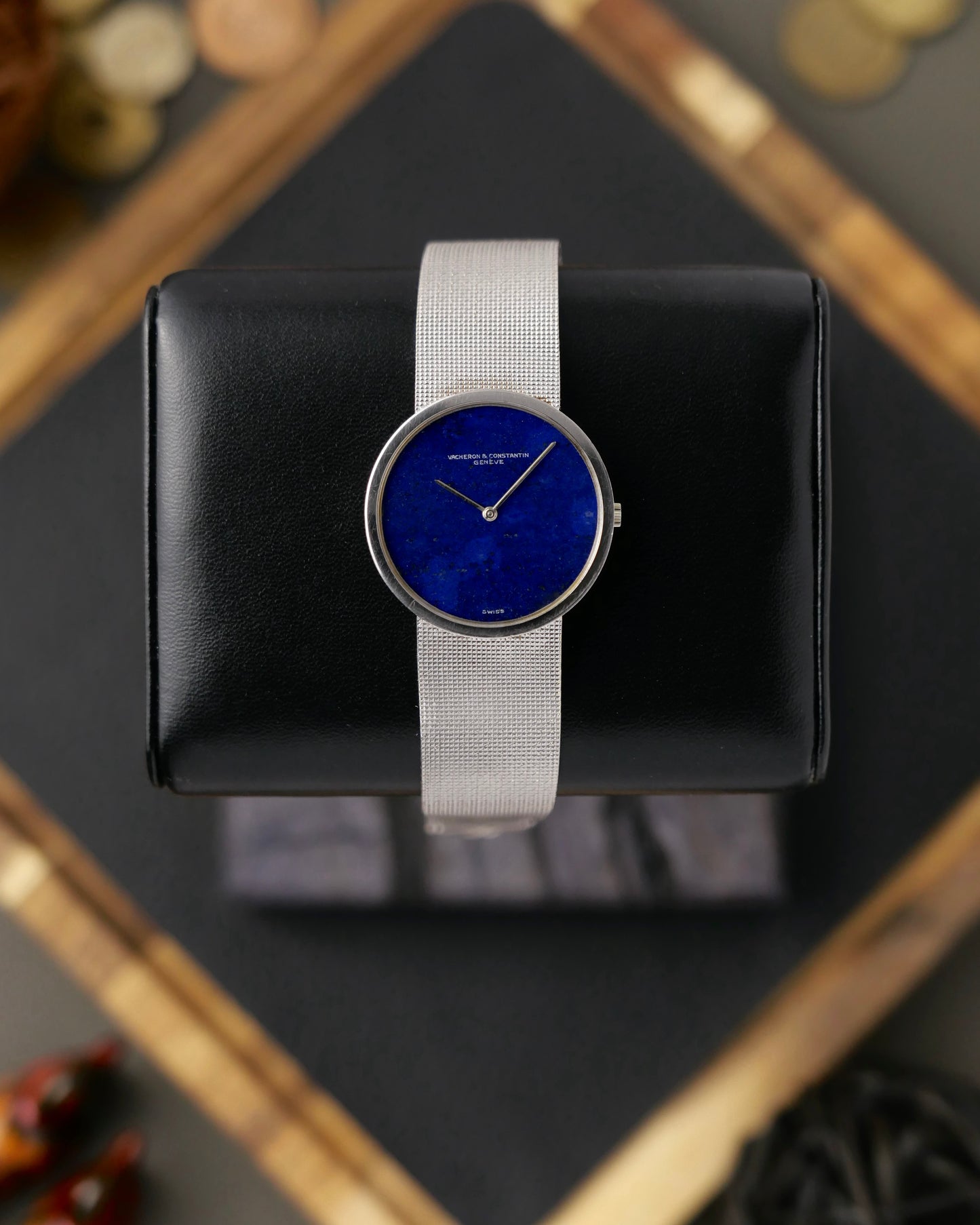 Vacheron & Constantin Lapis Lazuli 18K White Gold Ultra-Thin Ref. 7291B (circa early 70s)