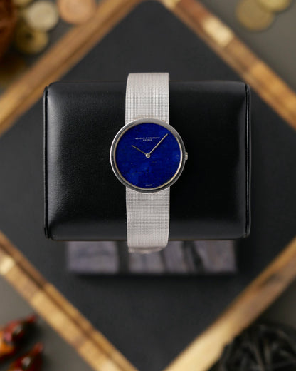Vacheron & Constantin Lapis Lazuli 18K White Gold Ultra-Thin Ref. 7291B (circa early 70s)